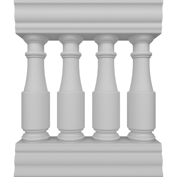 Ekena Millwork Fiberthane Hamilton Balustrade Railing Kit Style N (6 7/8" On-Center Spacing to Pass 4" Sphere Code) BALK32X024HMN - main